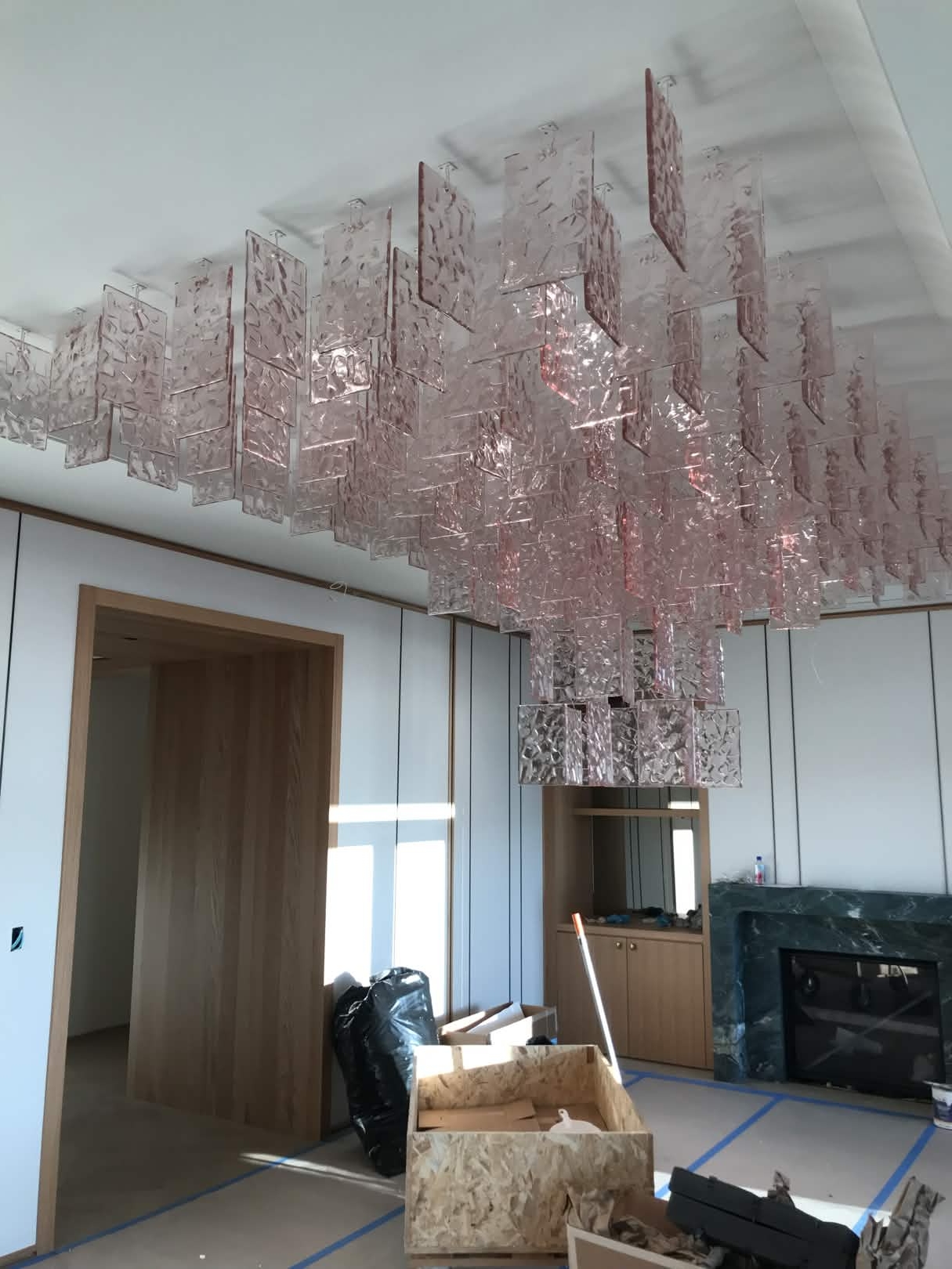 Luxury living room painting