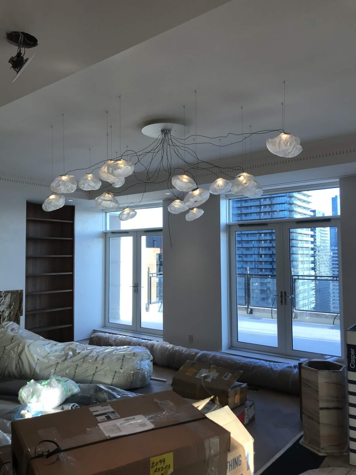 High-rise condo painting